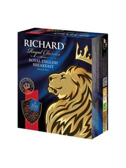 Чай 100 пакетиков, "RICHARD" черный, завтрак