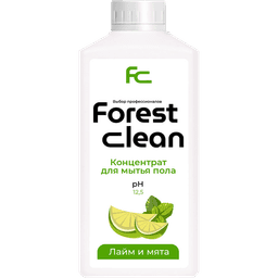 Концентрат для мытья пола 1 л "FOREST Clean" Лайм и мята