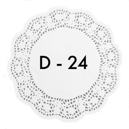 Ажурные салфетки D-24 см (250 шт.упак)