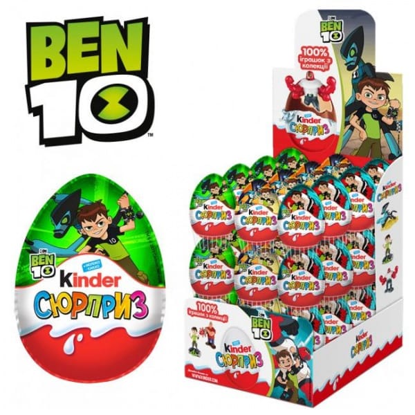 Kinder Сюрприз/яйцо "BEN 10" Kinder Сюрприз/яйцо "BEN 10"