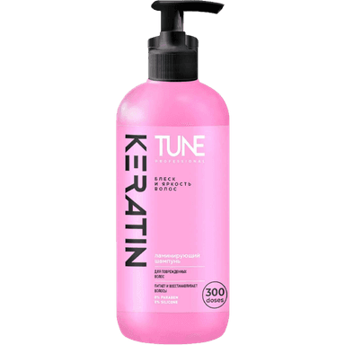 Шампунь 500 мл TUNE Keratin shampoo Для блеска и яркости волос, с дозатором Шампунь 500 мл TUNE Keratin shampoo Для блеска и яркости волос, с дозатором